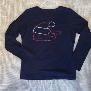 Vineyard Vines Christmas pocket tee